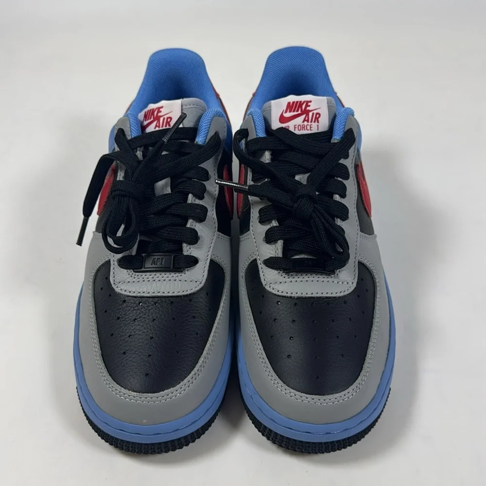 Women’s Nike Air Force 1 Low ESS Nike By You Red/Blue HF0663-900 size 8 - Picture 3 of 4